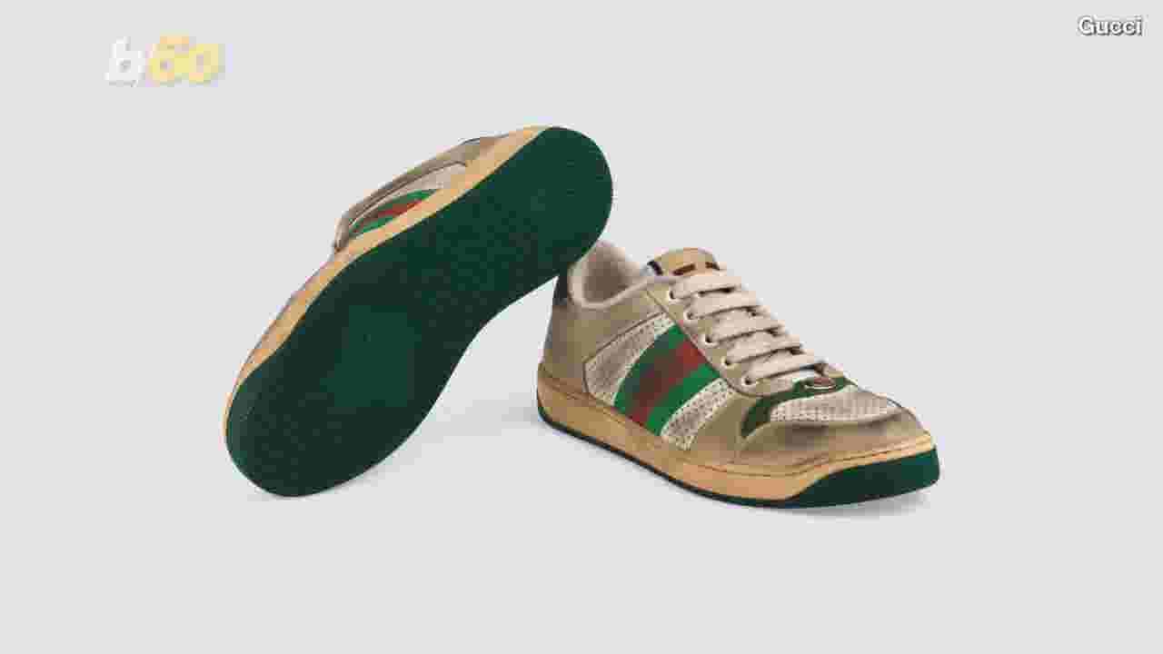 Gucci is selling ratty '70s-inspired sneakers for steep prices