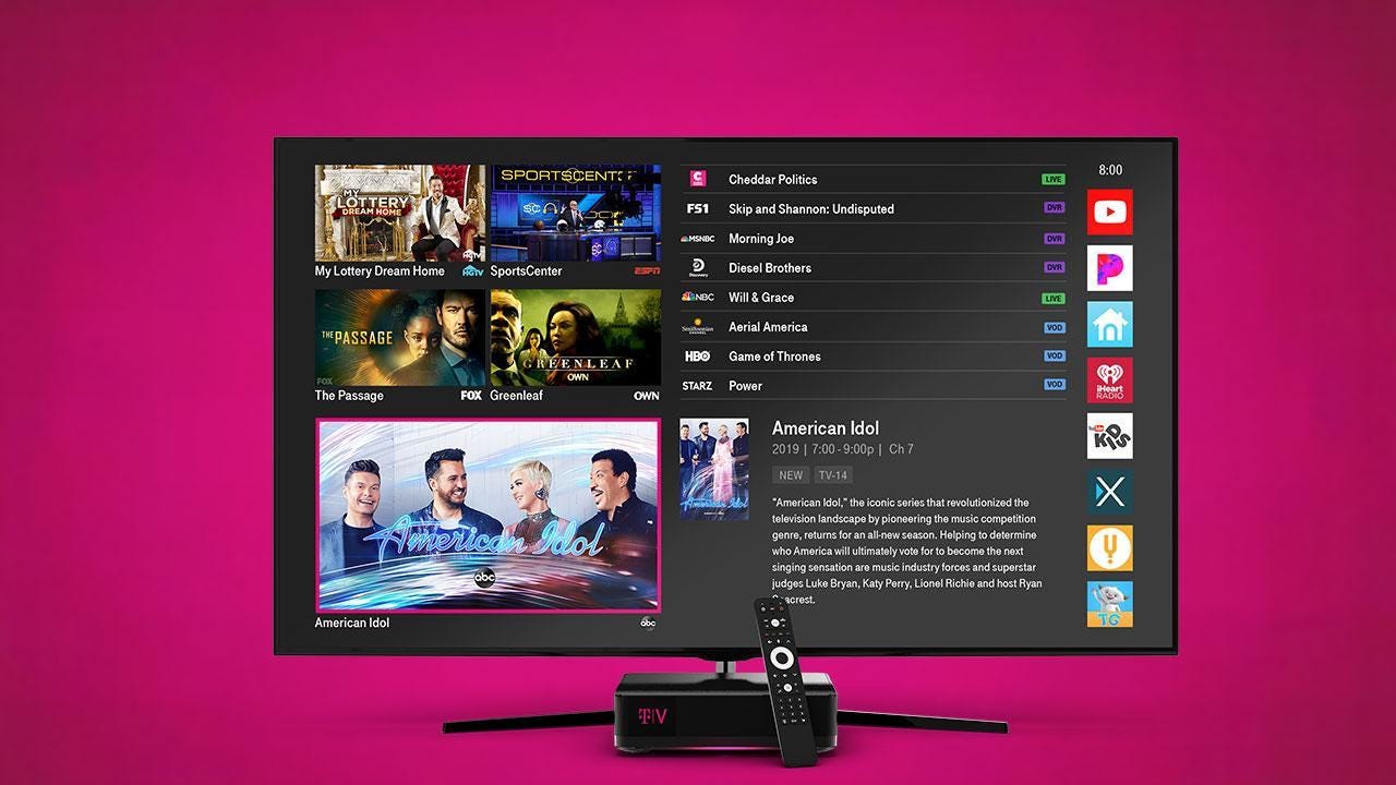 T-Mobile launches TVision streaming service