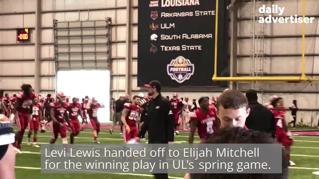 Ragin Cajuns Spring Game The Winning Play