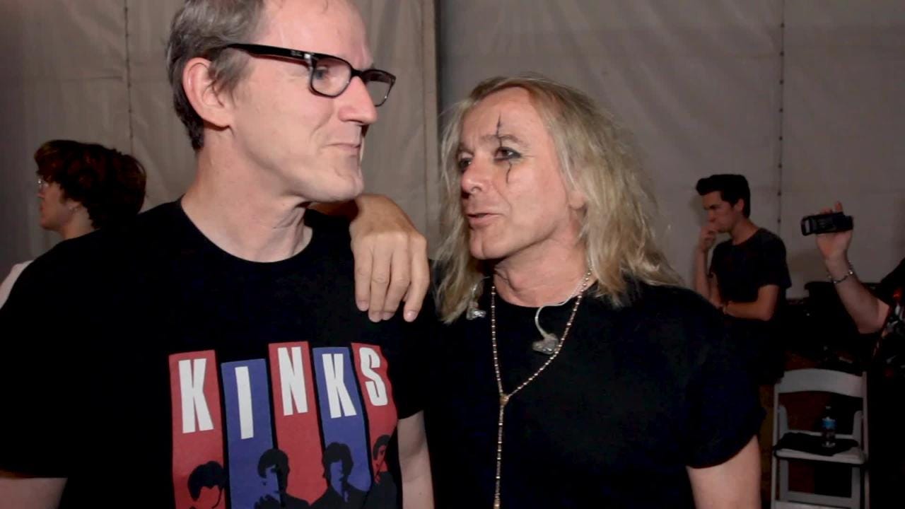 Robin Zander speaks at Alice Cooper's Rock & Roll Fundraising Bash