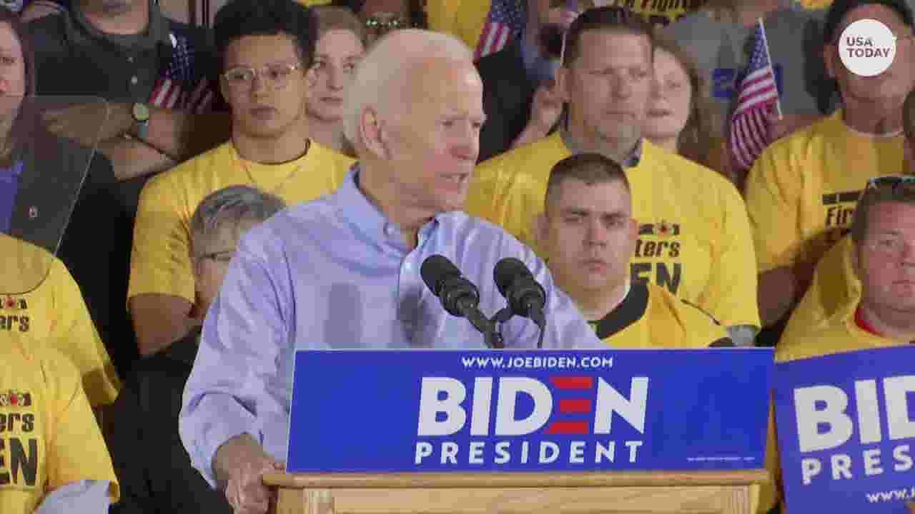 Joe Biden gets firefighters union endorsement, holds Pittsburgh rally