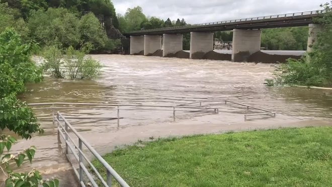 Overnight Storms Cause James River To Rise 10 Feet Overnight Storms Cause James River To Rise 10 Feet