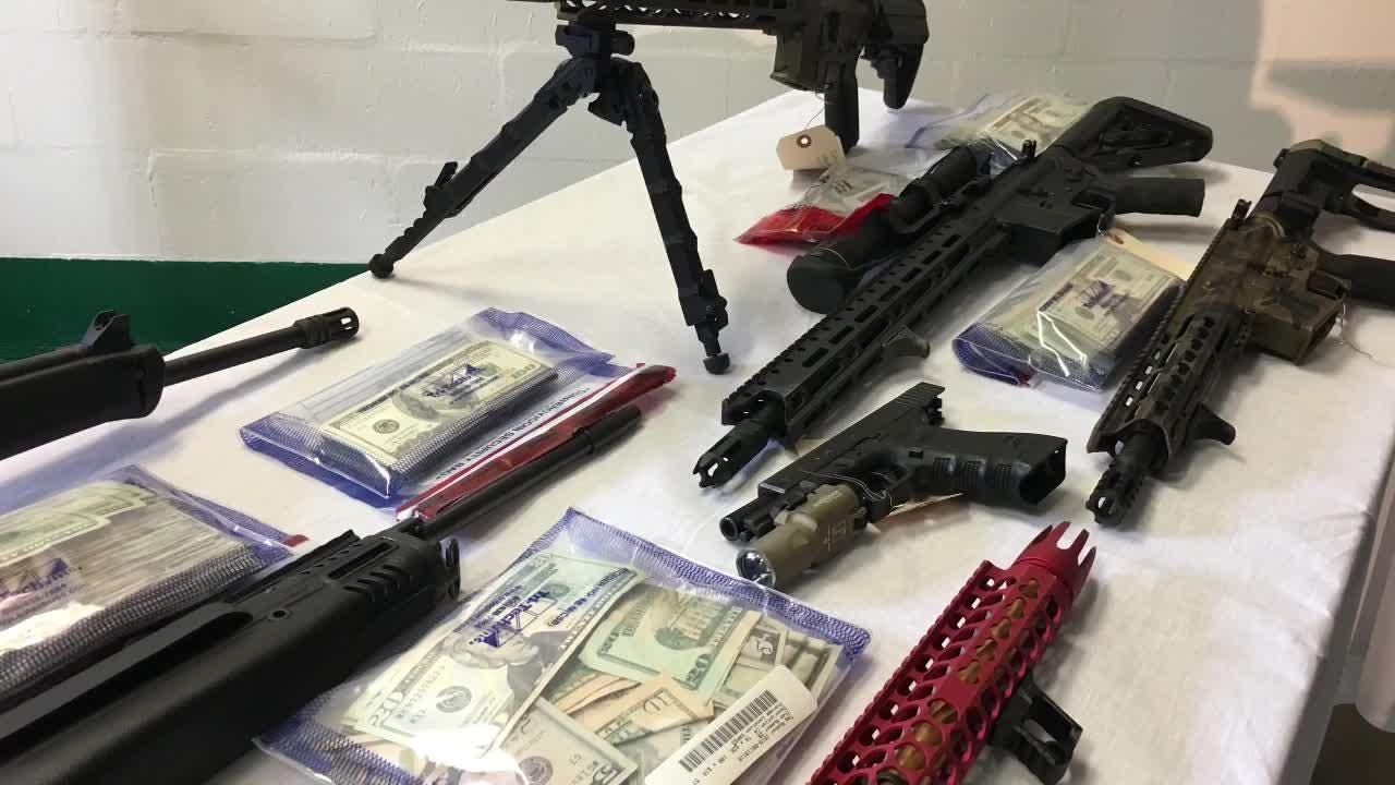 Large drug and weapons bust in Brevard