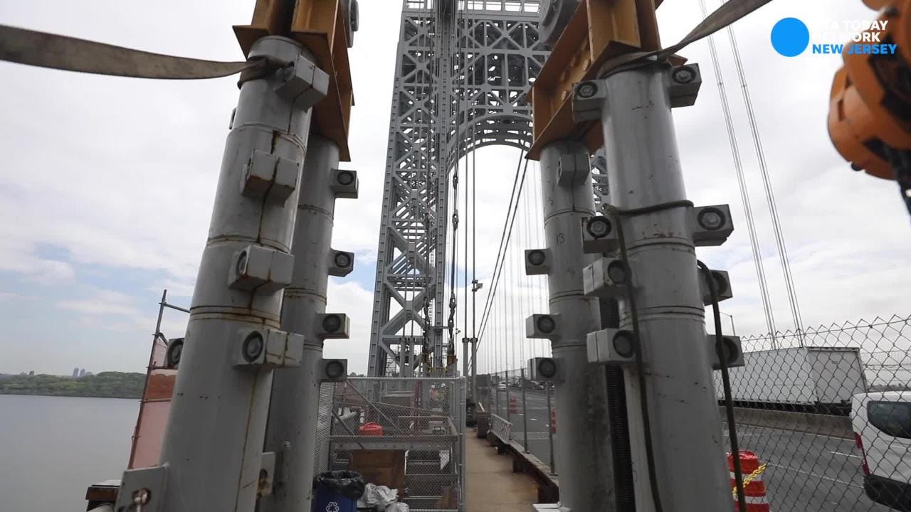 See Washington Bridge construction