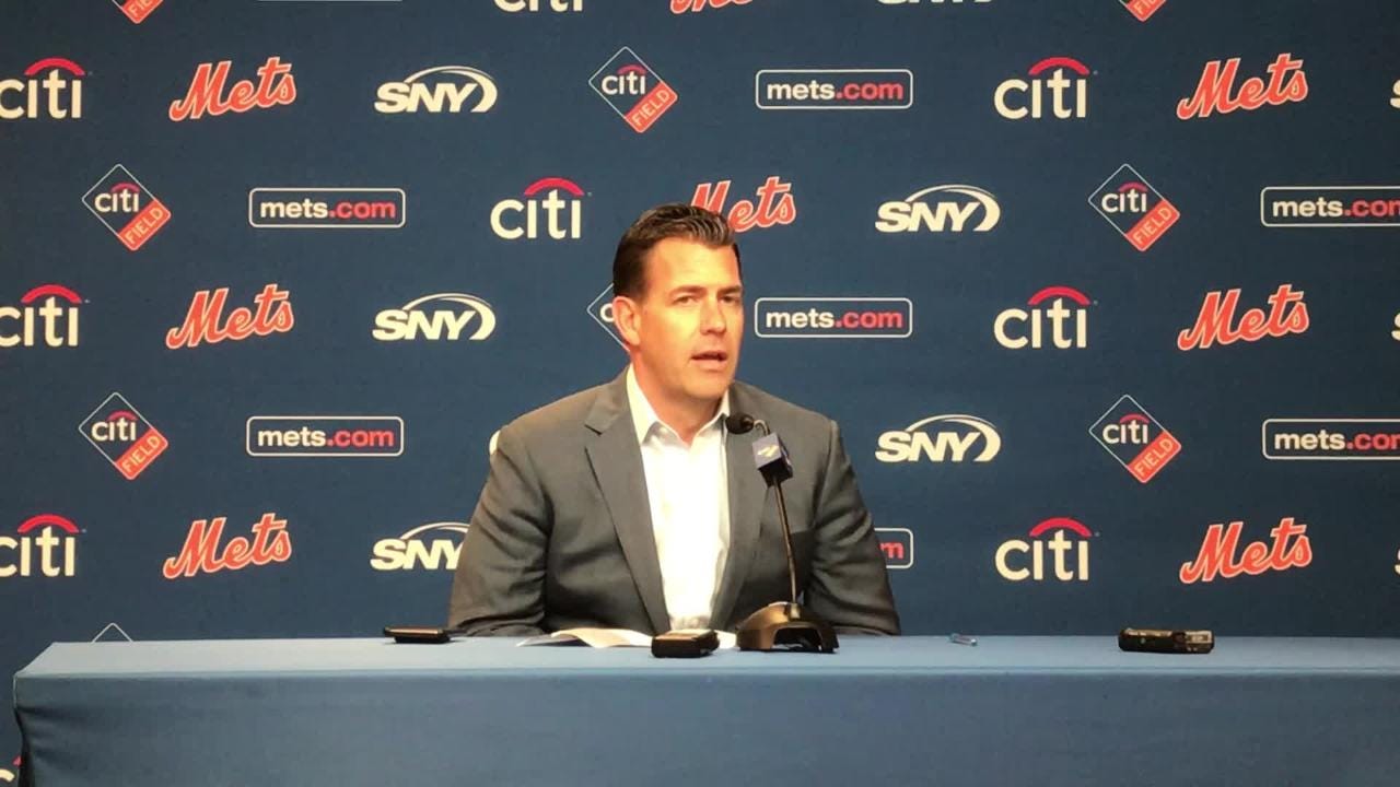 WATCH Mets GM Brodie Van Wagenen comments on Yoenis Cespedes injury