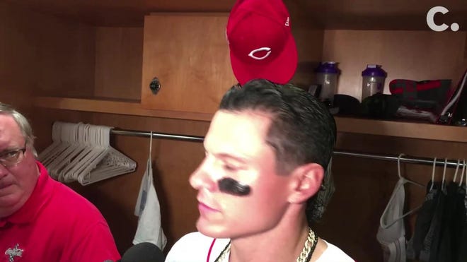 Derek Dietrich homers 3 times as Reds beat pitching-strapped