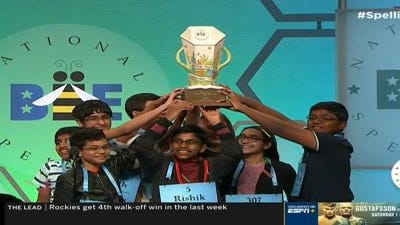 Scripps 2019: Eight named Scripps Bee co-champions
