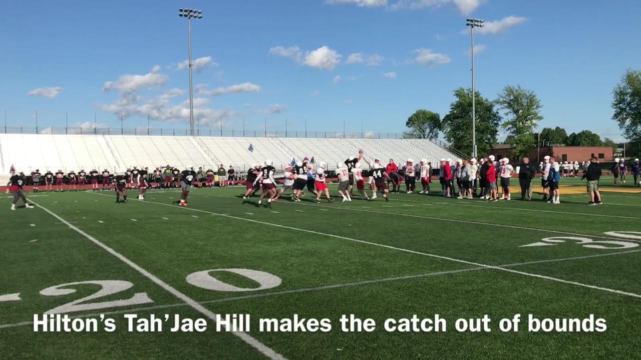 Section V Football teams show out at SUNY Brockport team camp