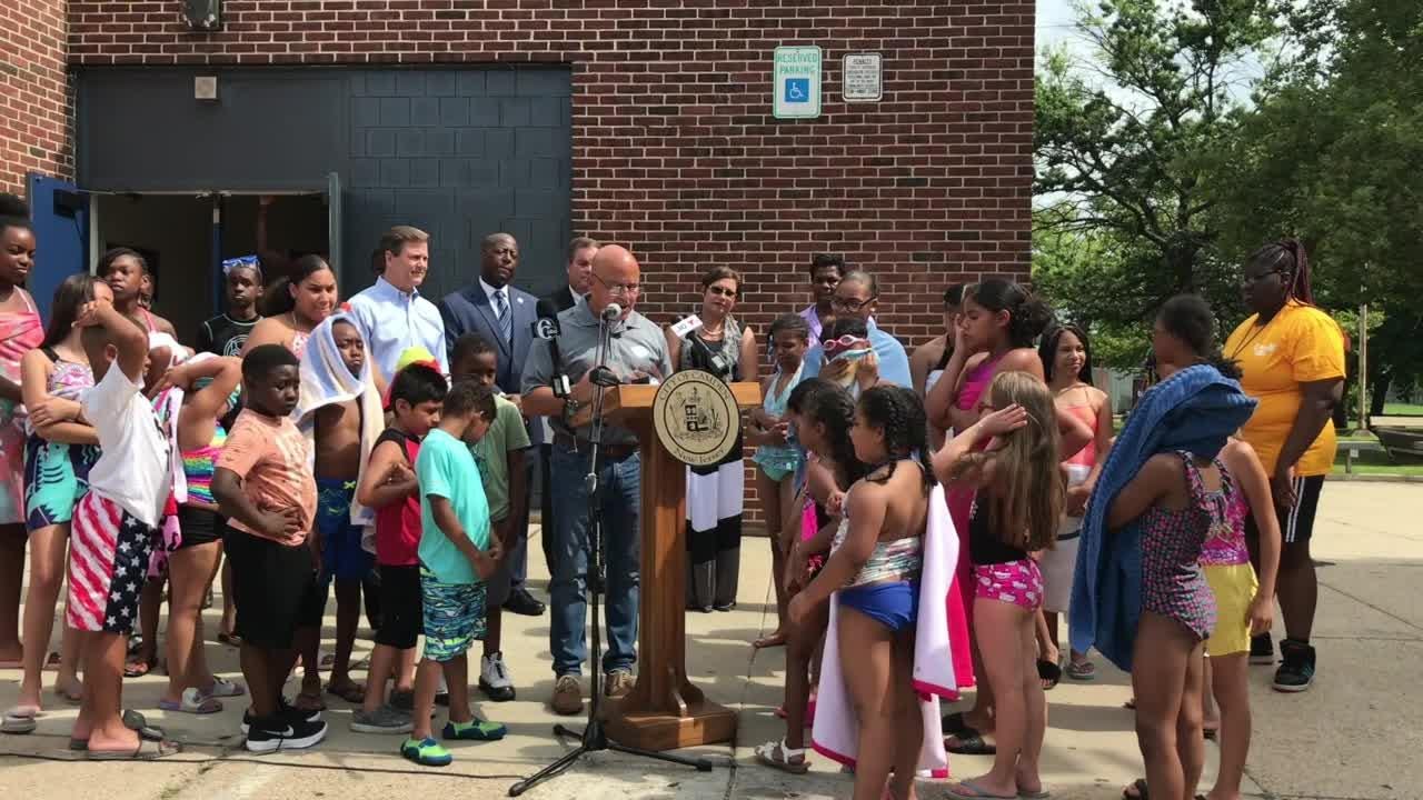 Everybody in the pool North Camden's community center opens with upgrades
