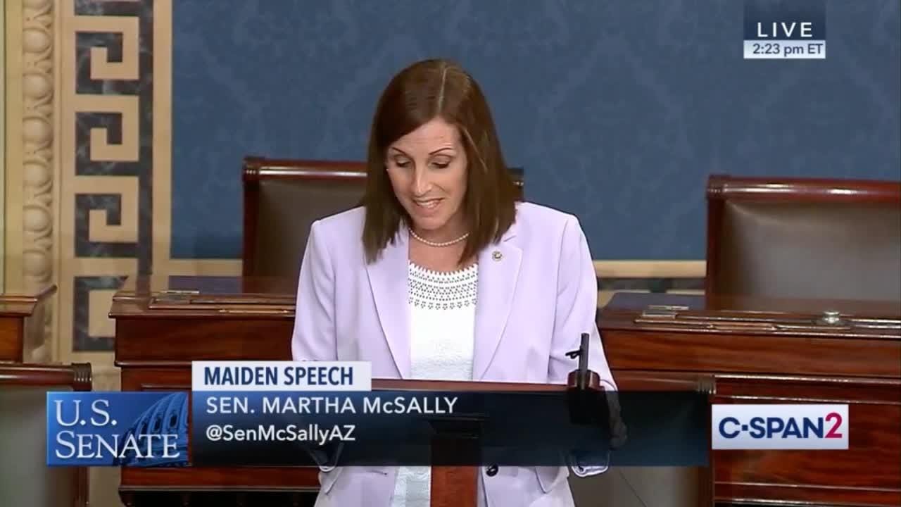 Martha Mcsally Vows To Fight For Arizonans In Maiden Speech To Senate