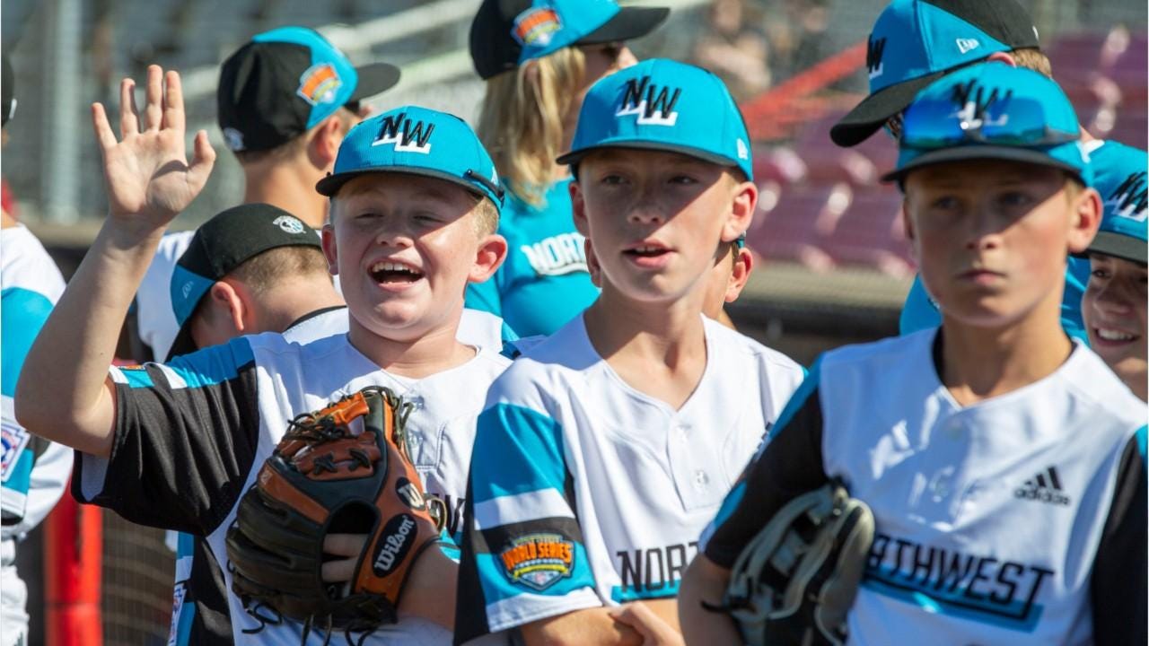 Sprague Little League All-Stars team says 'play ball' to start the Volcanoes game
