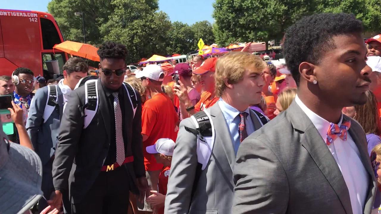 Clemson Vs Texas Am Tiger Walk