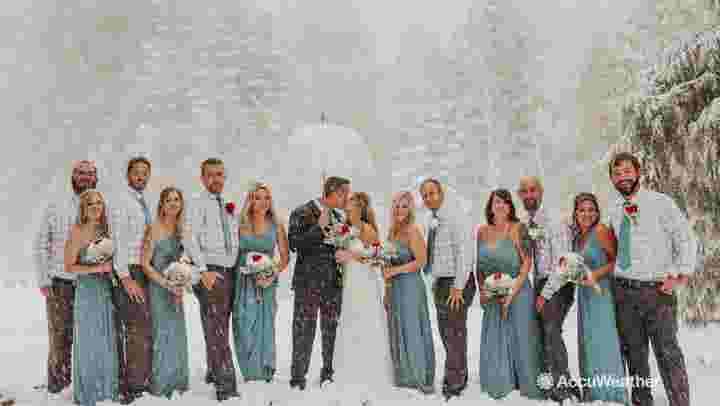 Couple Planning Fall Wedding Gets Historic Snowstorm Surprise